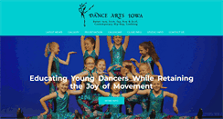 Desktop Screenshot of danceartsiowa.com